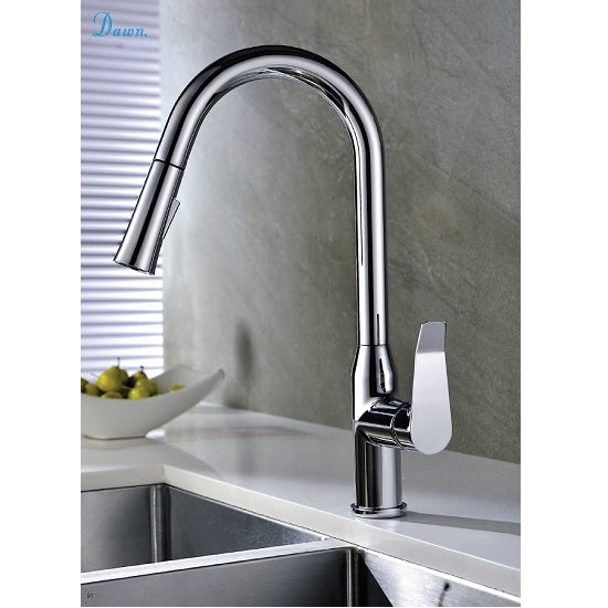 Monomando de cocina acabado Brushed Nickel AB53 3498BN