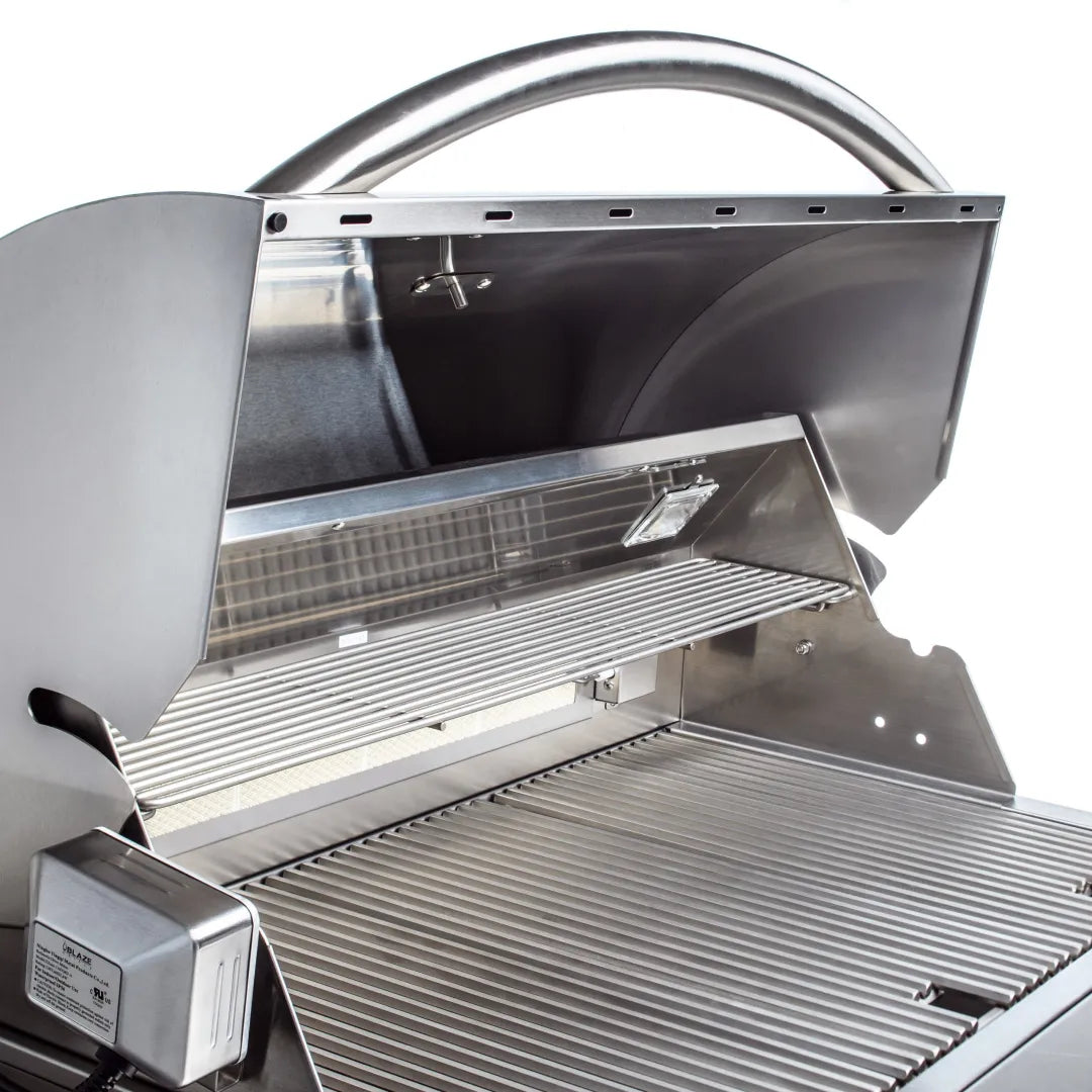 Blaze Professional 44-Inch 4 Burner Built-In Gas Grill With Rear Infrared Burner NATURAL GAS
