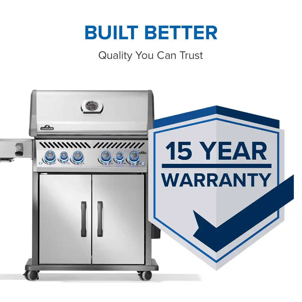 Rogue® PRO-S 525 RSIB con quemadores traseros y laterales infrarrojos - GAS LP