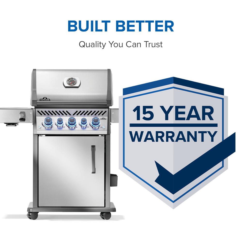 Rogue® PRO-S 425 RSIB con quemadores traseros y laterales infrarrojos - GAS LP