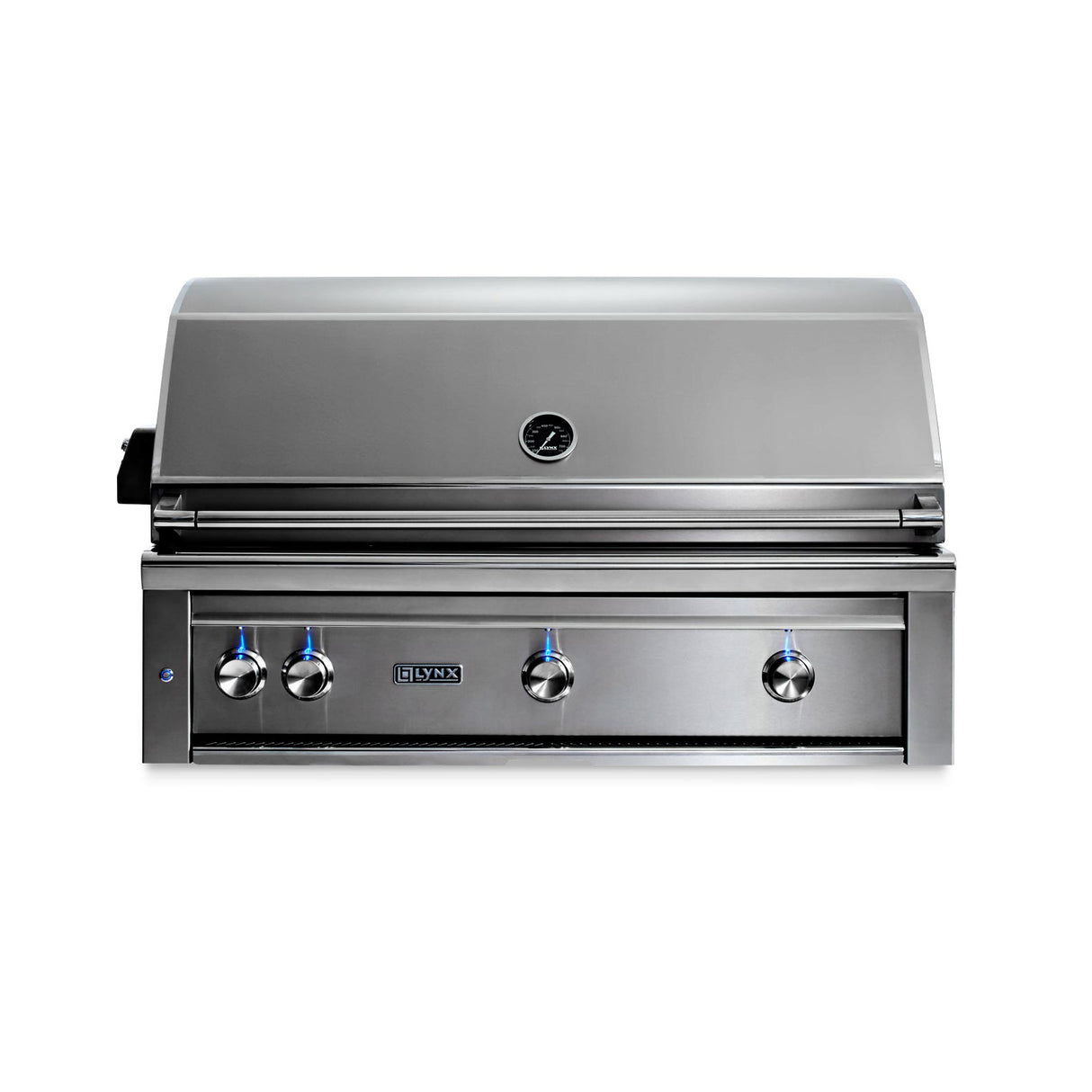 42" Professional Built in Grill with 1 Trident Infrared Burner and 2 Ceramic Burners and Rotisserie (L42TR)