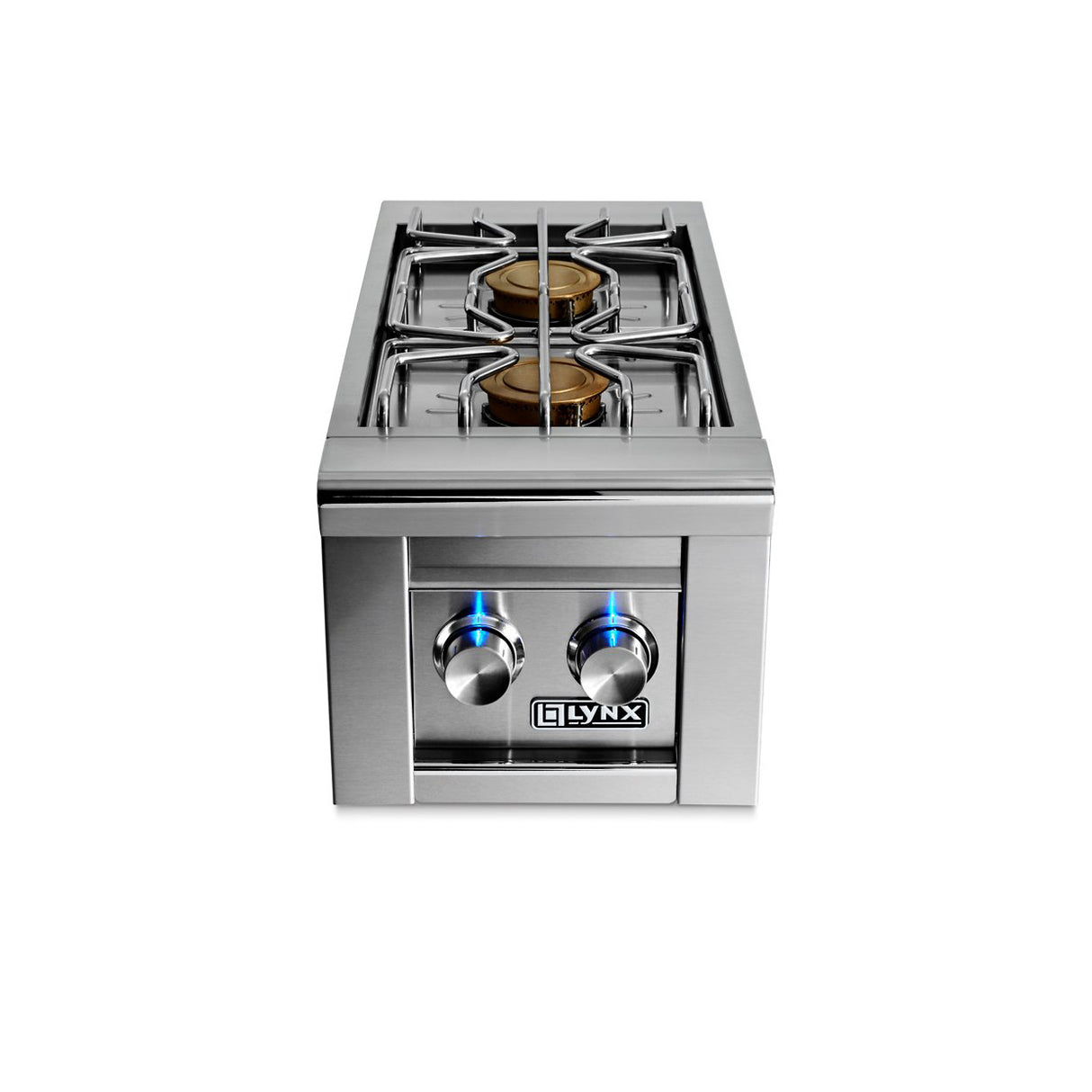 Professional Double Side-Burners for Built-In Grills (LSB2-2) LP