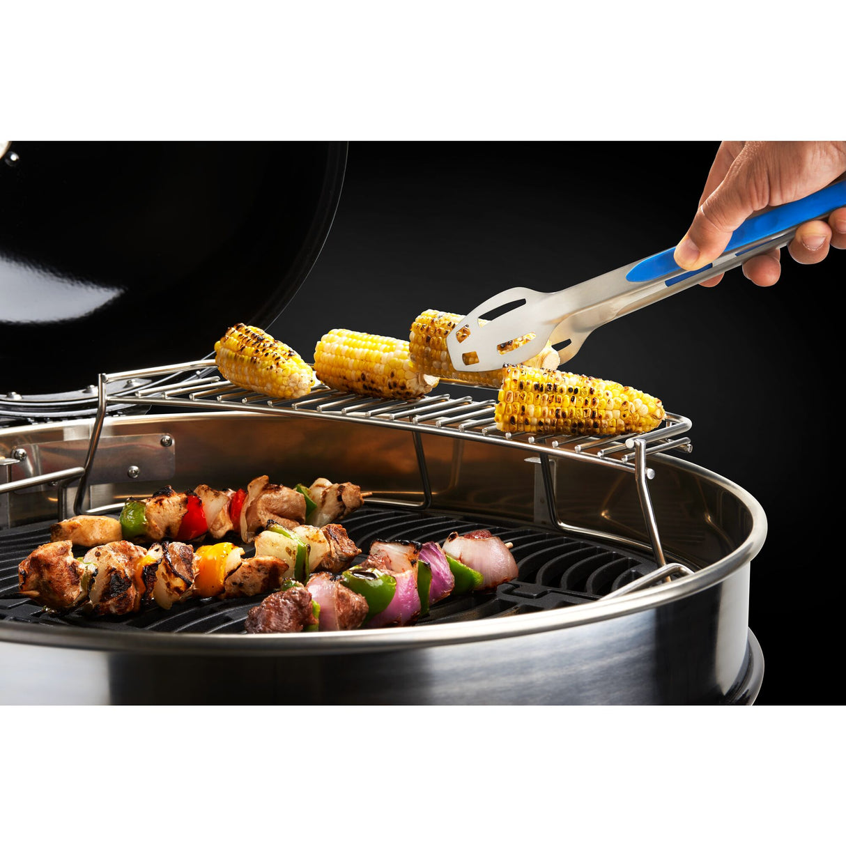 Rejilla de calentamiento para parrillas de carbón de 22 pulgadas