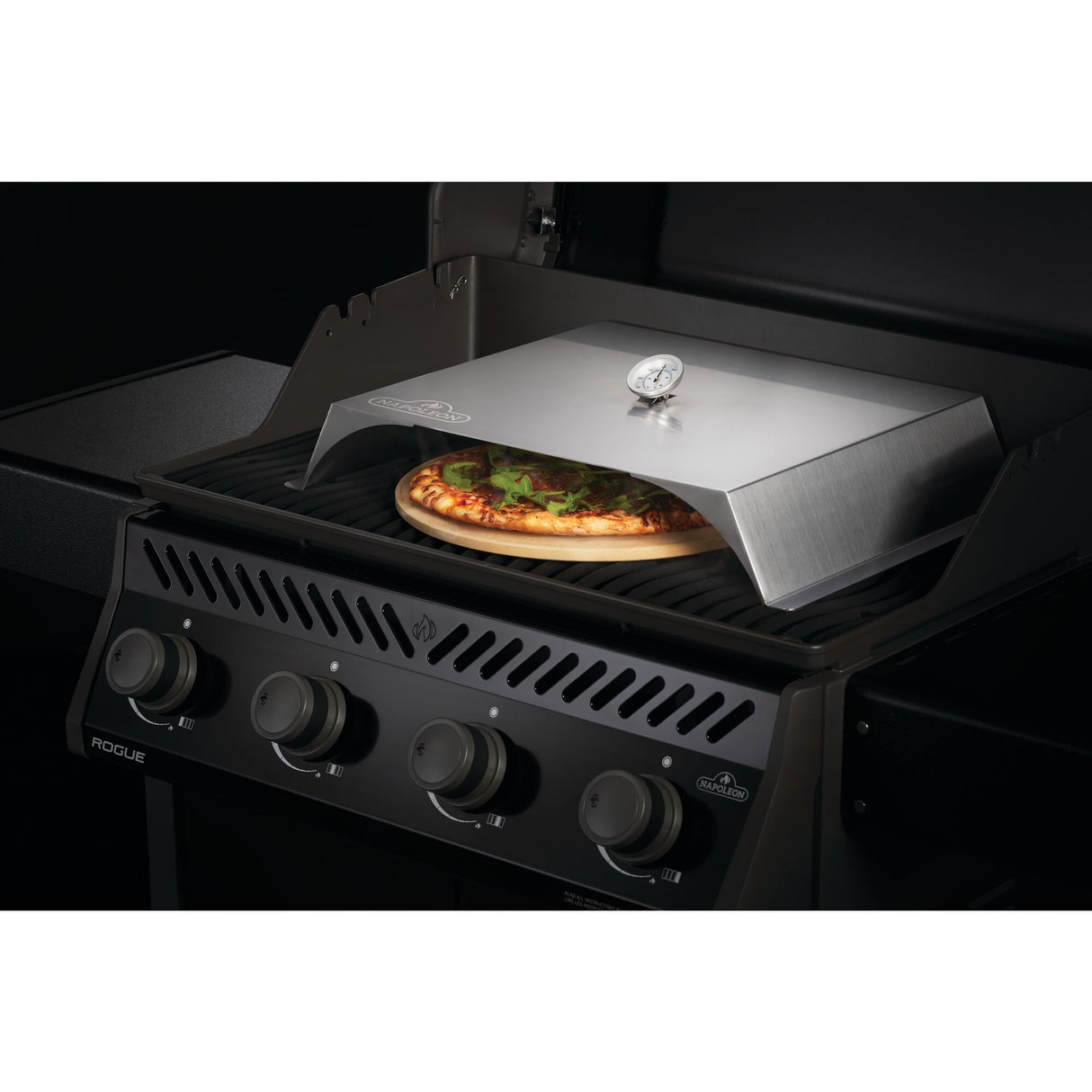 Complemento/Horno para pizza de acero inoxidable para asadores de gas