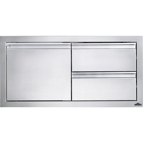 Combinación de puerta individual y cajón doble de 36" x 16"