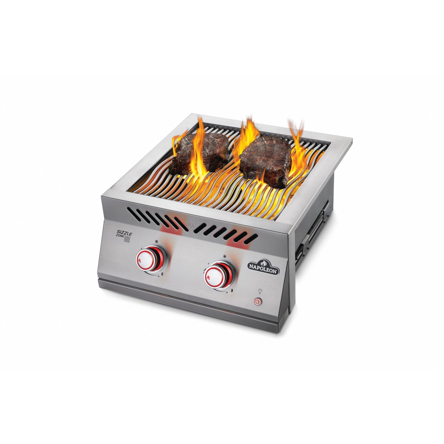Built-in 700 series 18" Dual Infrared Burner Propane, Stainless Steel