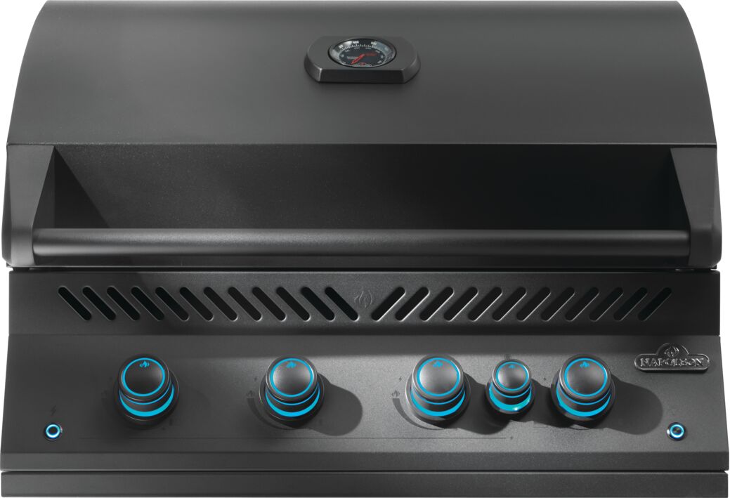 Serie 700 32" RB Integrada con quemador trasero infrarrojo Negro Mate (GAS LP)