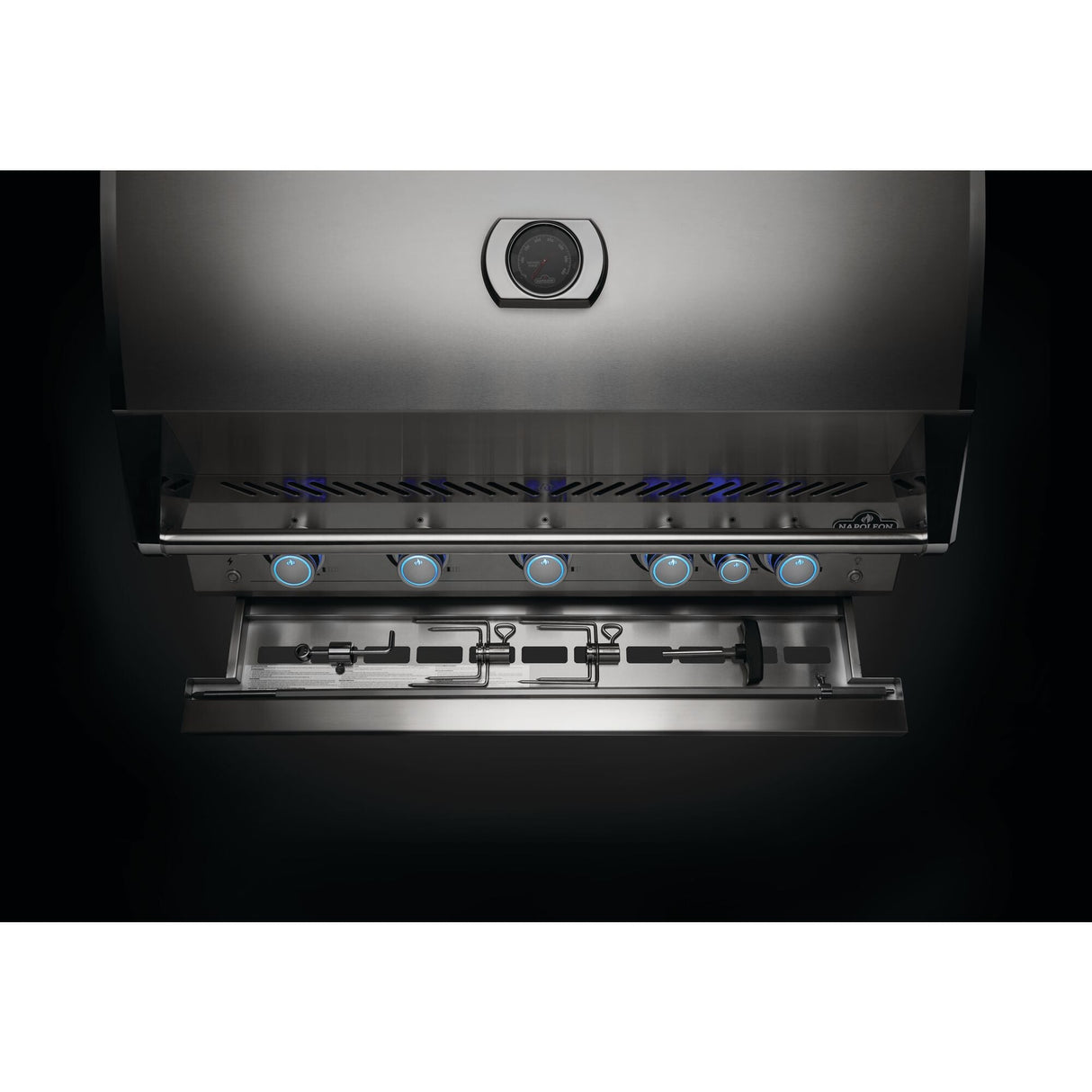 Serie 700 32" Gas Natural RB Integrada con quemador trasero infrarrojo