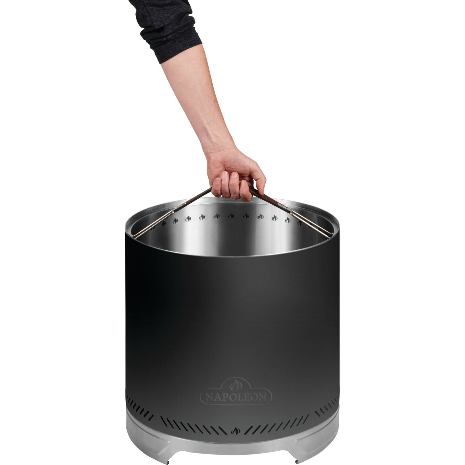 Timberwolf® Smokeless Fire Pit 18-inch, Negro Mate