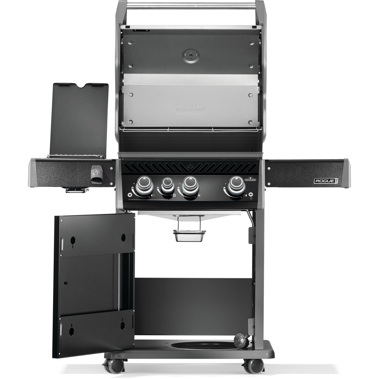 Rogue® PRO 425 SIB Negro con quemador lateral infrarrojo