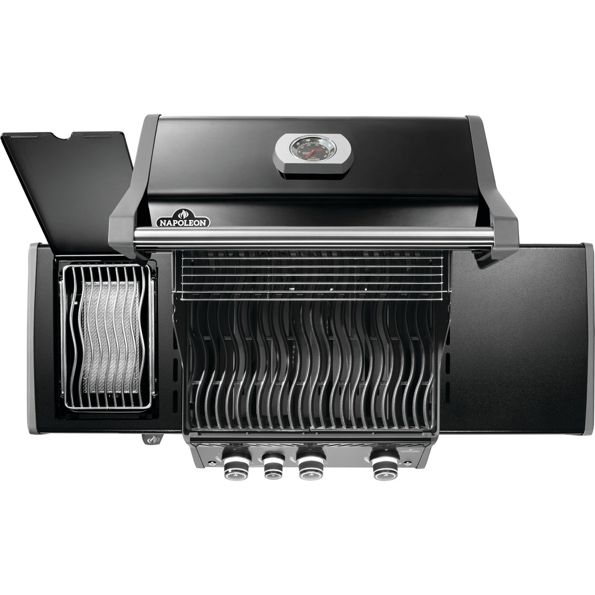 Rogue® PRO 425 SIB Negro con quemador lateral infrarrojo