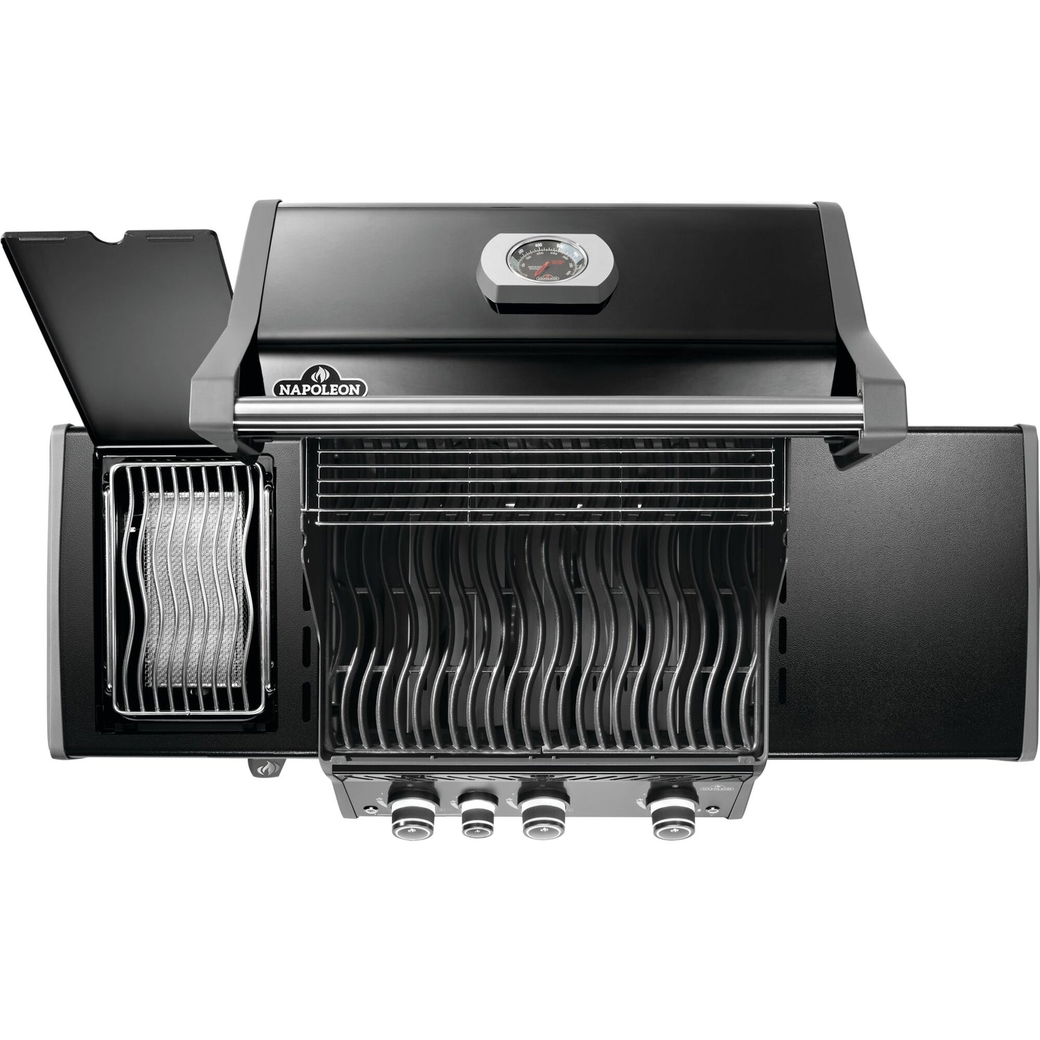 Rogue® PRO 425 SIB Negro con quemador lateral infrarrojo