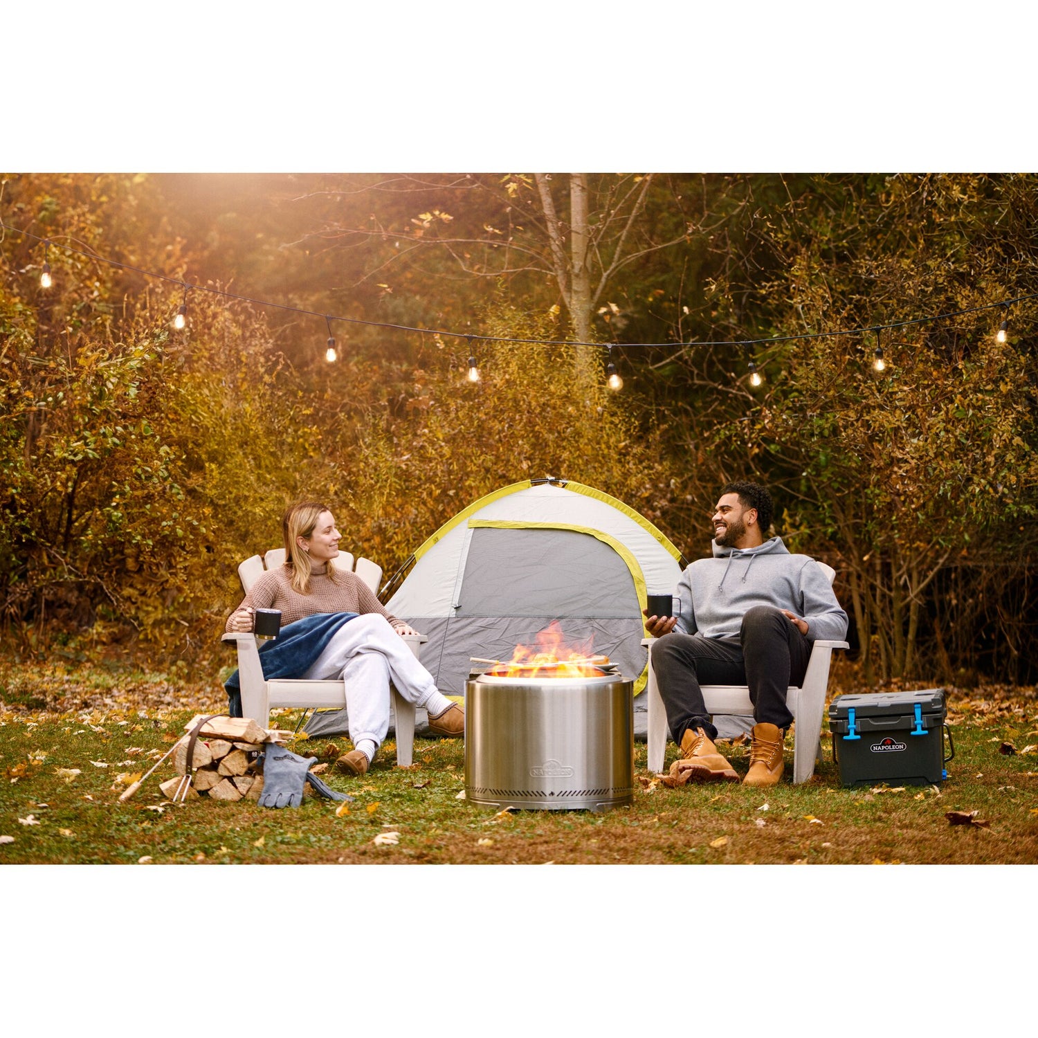 Timberwolf® Smokeless Fire Pit 22-inch, Stainless Steel