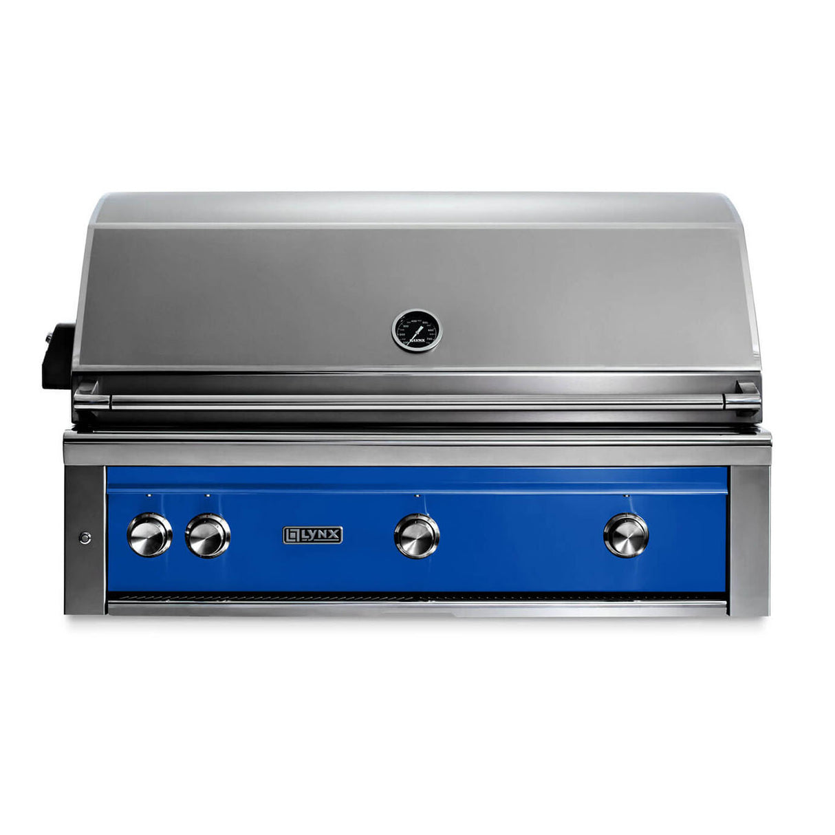 42" Professional Built in Grill with 1 Trident Infrared Burner and 2 Ceramic Burners and Rotisserie (L42TR) PACIFIC BLUE