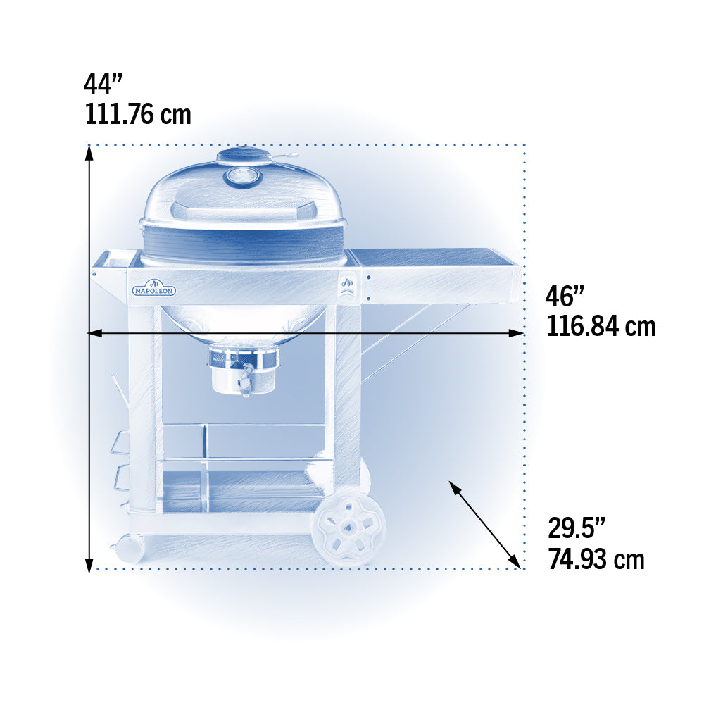 Professional 22 Charcoal Cart