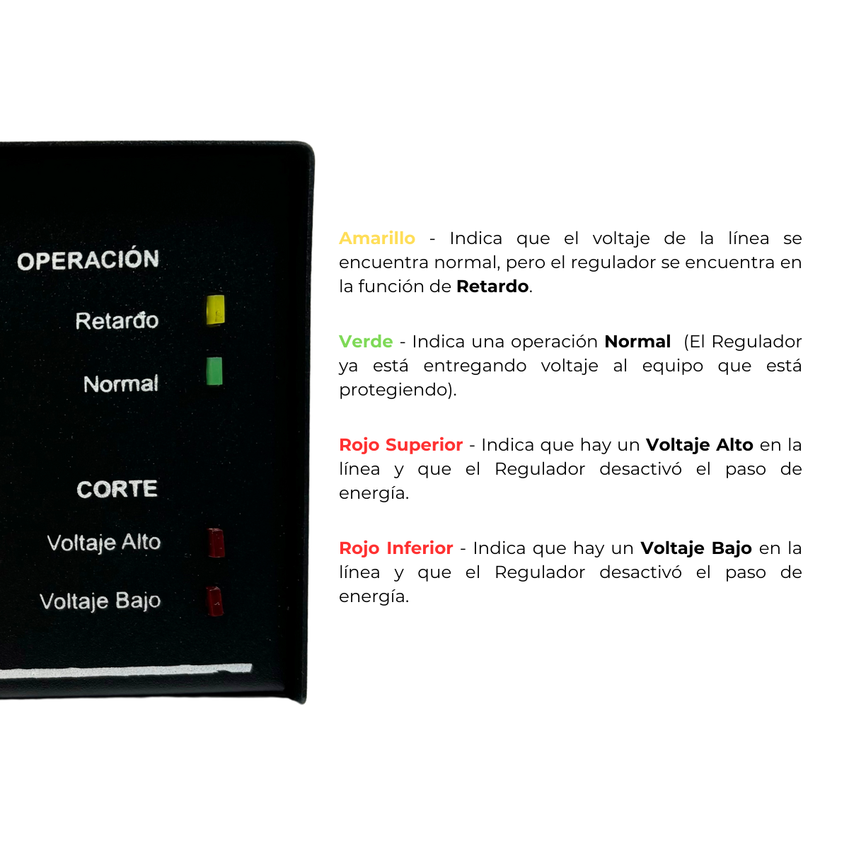 Regulador de Voltaje RVR-1500P