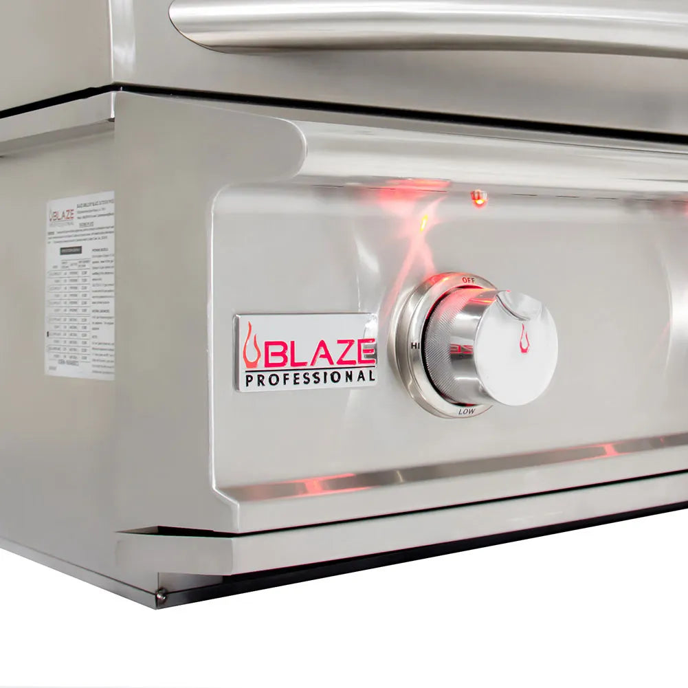 Blaze Professional LUX 34-Inch 3 Burner Built-In Gas Grill With Rear Infrared Burner