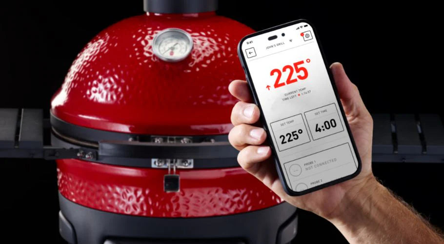 Konnected Joe™ Digital Charcoal Grill and Smoker 18"