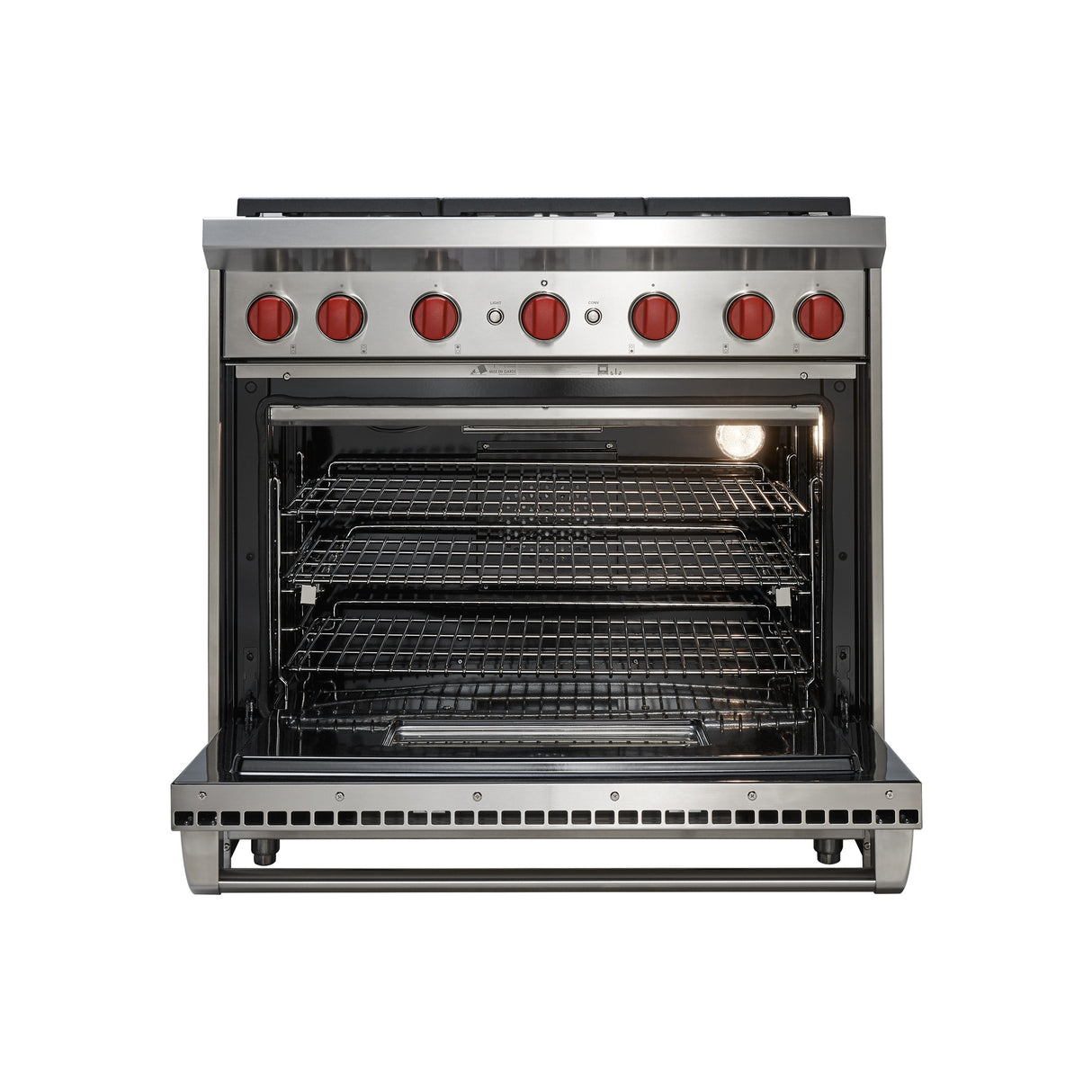 Estufa de gas WOLF de 36” - 6 quemadores - Gas LP