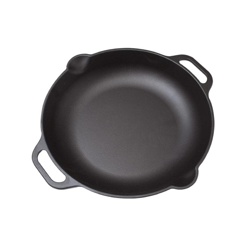 Sartén Tipo Paella de Hierro Fundido Esmaltado (33 cm)