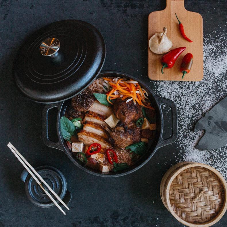 Olla Holandesa de Hierro Fundido Esmaltado (3.8 lt)