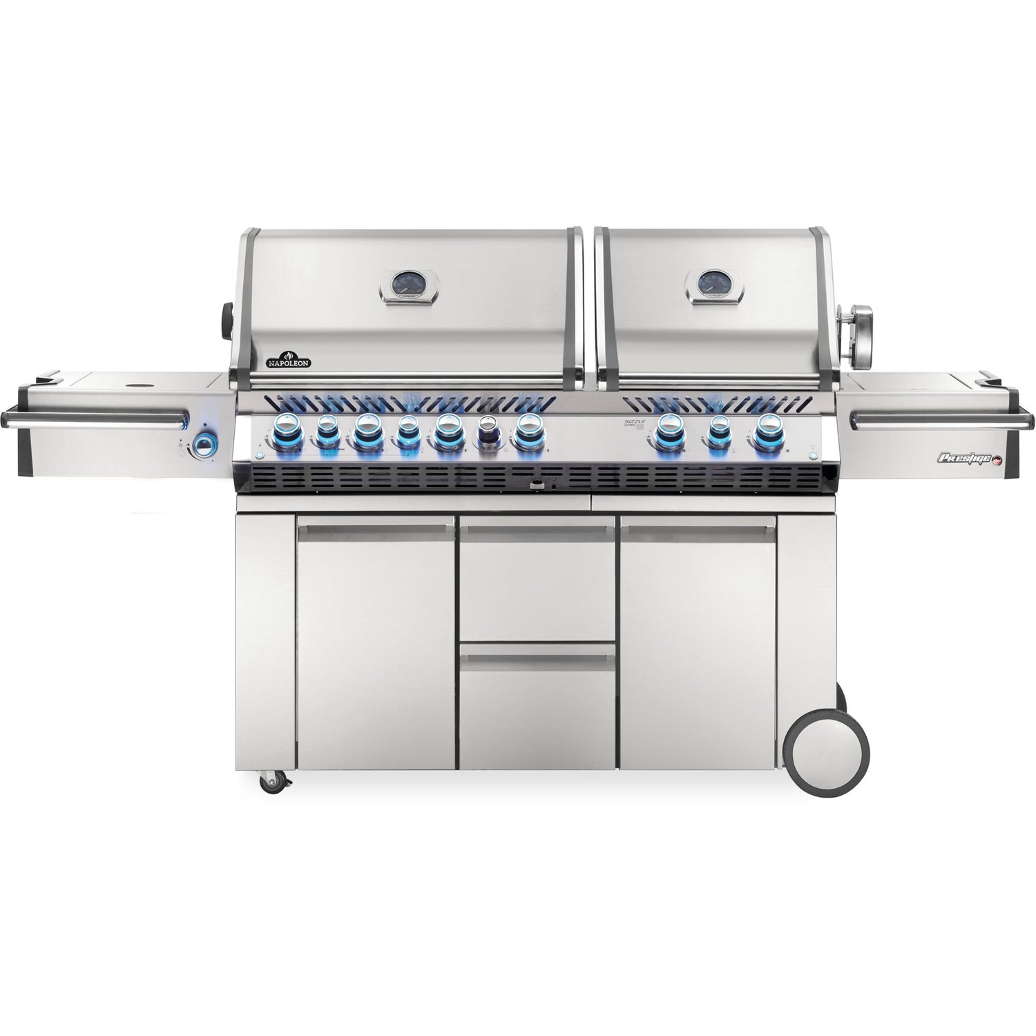 Prestige Pro™ 825 RSIB Gas Natural con quemador lateral de potencia, quemadores inferiores y traseros infrarrojos