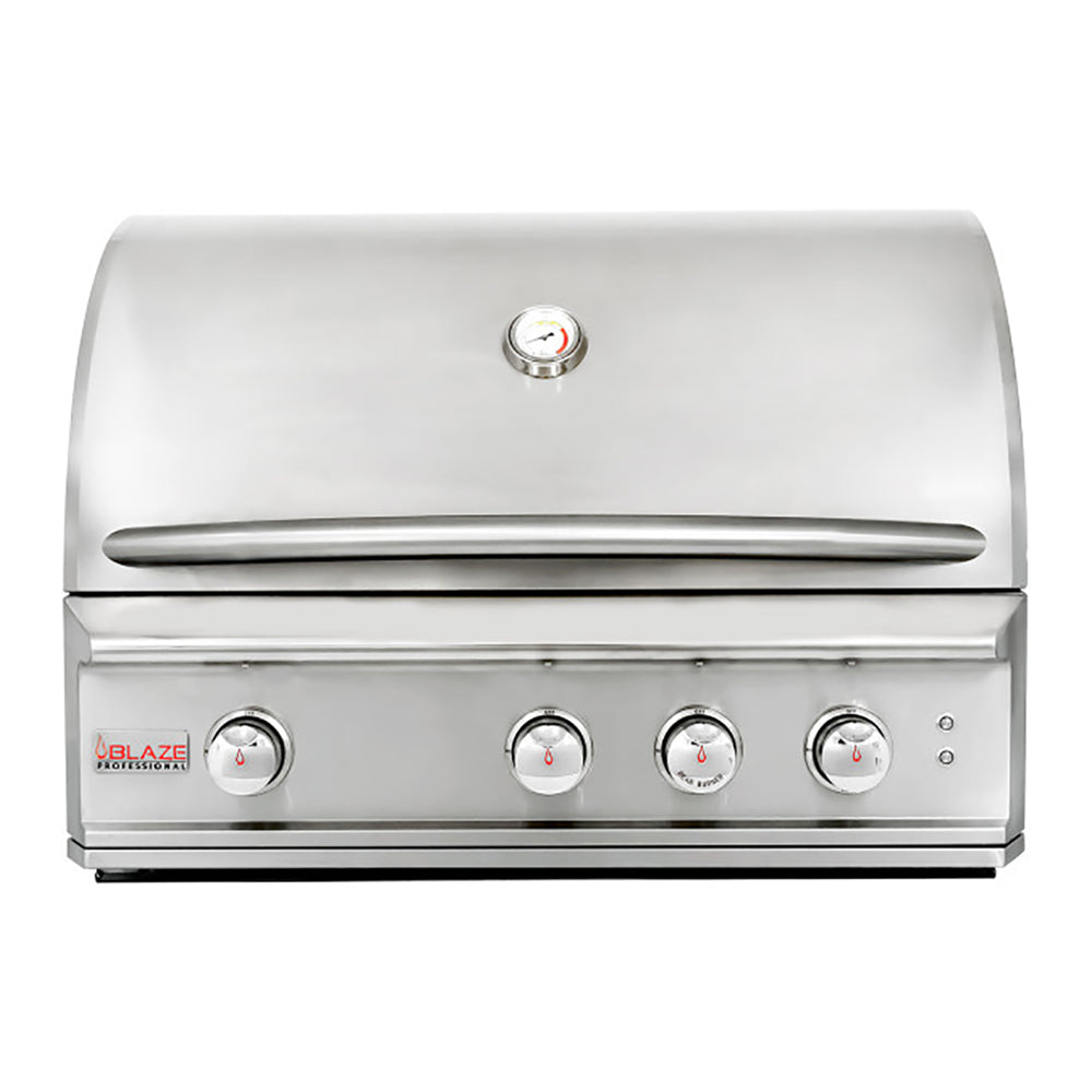 Blaze Professional LUX 34-Inch 3 Burner Built-In Gas Grill With Rear Infrared Burner