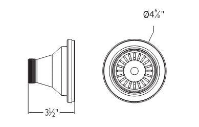 Contracanasta 3-1/2" SD-01