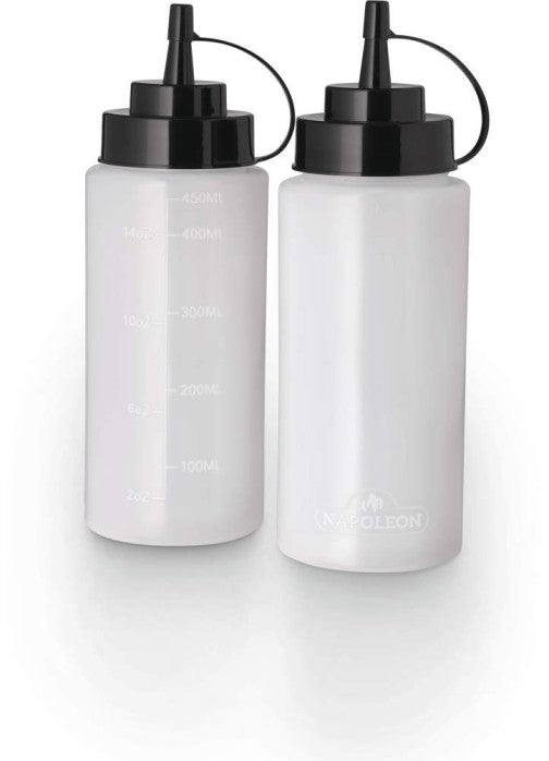 2 botellas exprimibles de 16 oz (473 mL)
