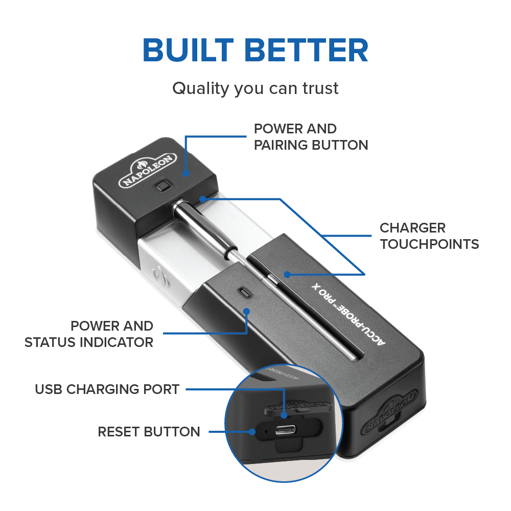 ACCU-PROBE™ PRO X Termómetro para carne inalámbrico con Bluetooth®