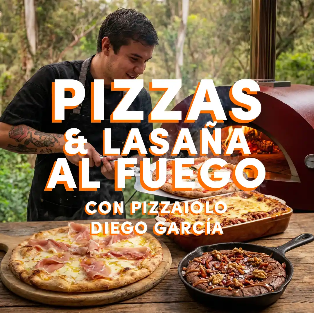 Taller Pizza & Lasagna al Fuego - Sábado 28 de Febrero