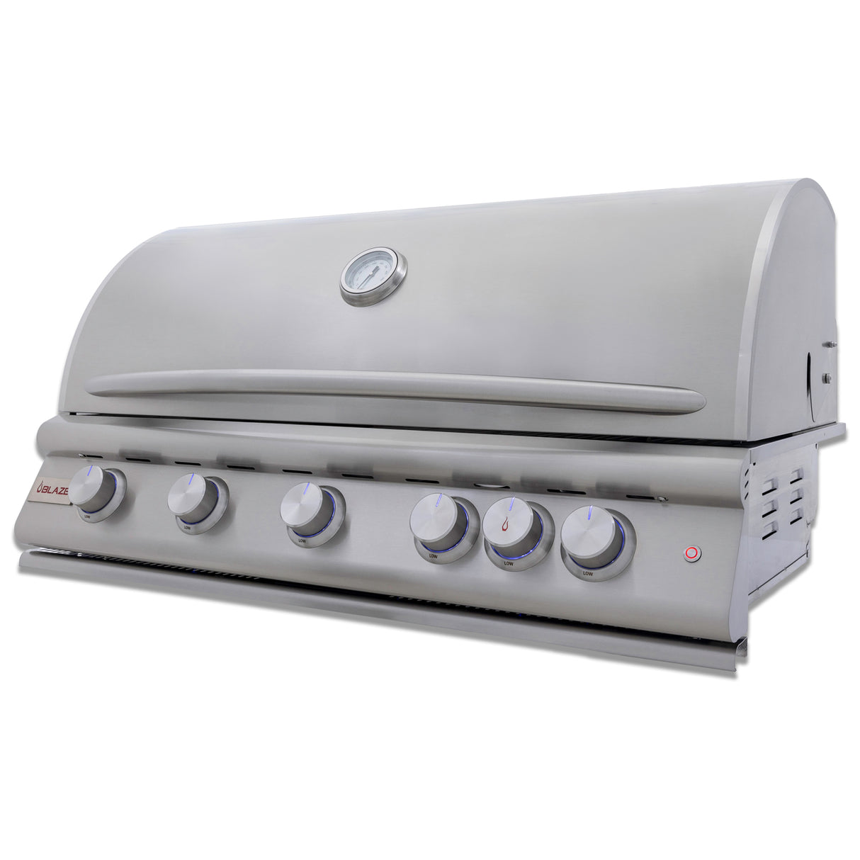 Blaze 40-Inch 5-Burner Premium LTE+ Gas LP Grill with Rear Burner and Built-in Lighting System