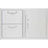 Blaze 32 Inch Access Door & Double Drawer Combo