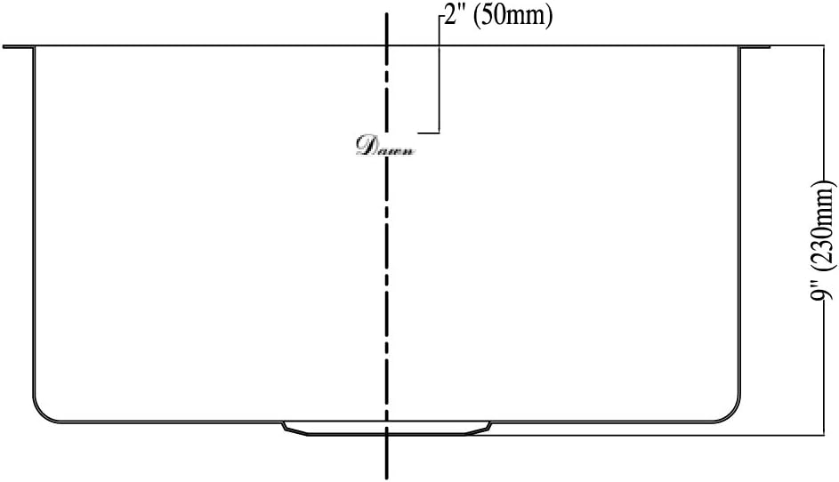 Tarja de Submontar para Bar 1 Tina BS161609-N