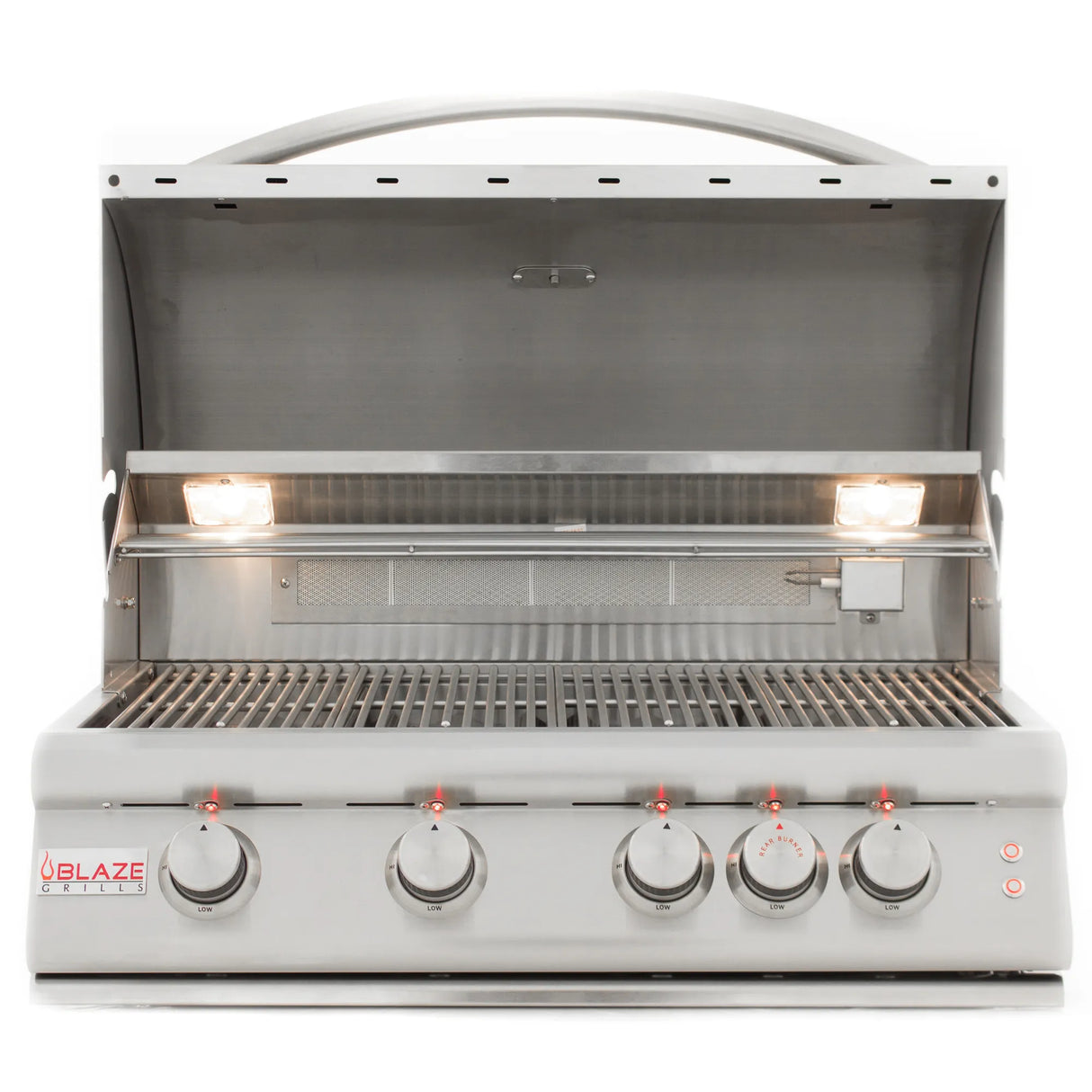 Blaze 32-Inch 4-Burner LTE Gas Grill with Rear Burner and Built-in Lighting System LP