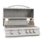 Blaze 32-Inch 4-Burner LTE Gas Grill with Rear Burner and Built-in Lighting System LP