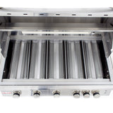 Blaze 40-Inch 5-Burner LTE Gas Grill with Rear Burner and Built-in Lighting System