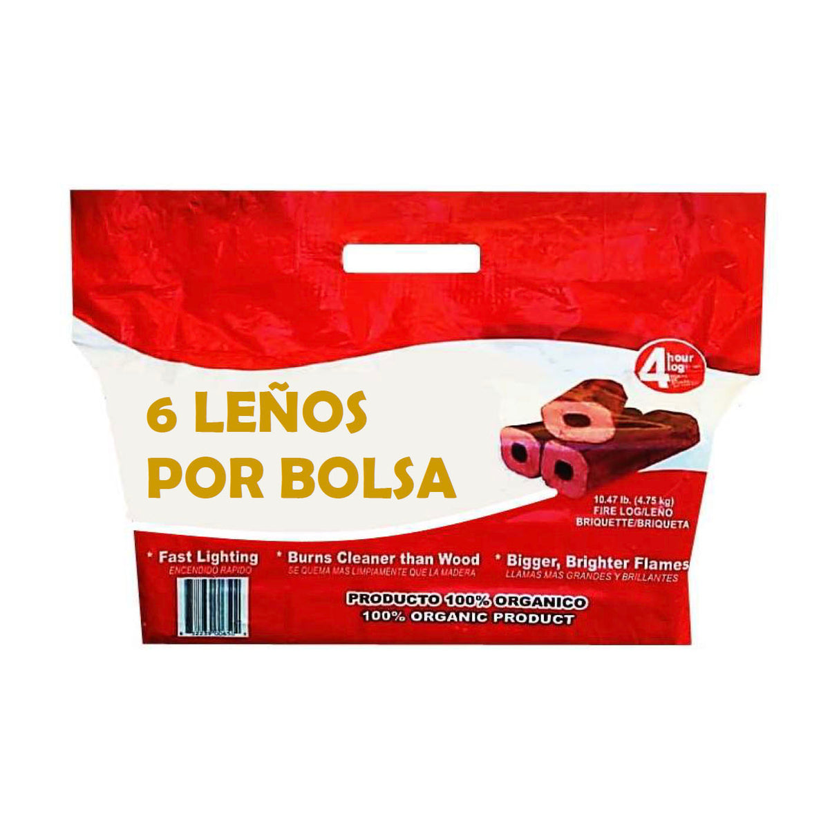 Bolsa de 6 Leños Carwood