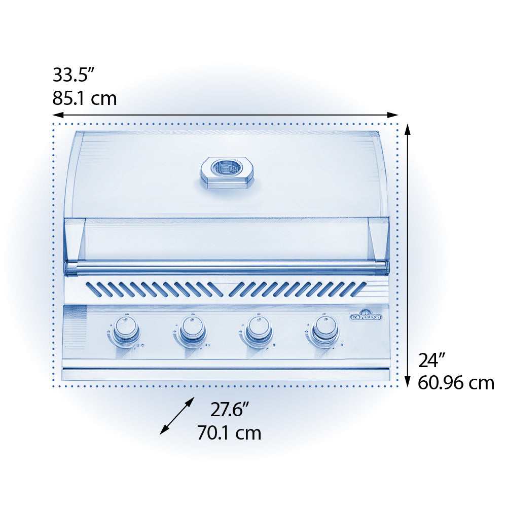 Built-in 500 Series 32 Propane, Stainless Steel