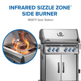 Rogue® PRO-S 525 RSIB con quemadores traseros y laterales infrarrojos - GAS LP