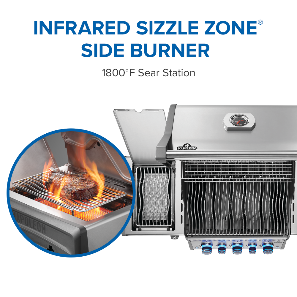 Rogue® PRO-S 425 RSIB con quemadores traseros y laterales infrarrojos - GAS LP