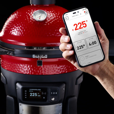 Konnected Joe™ Digital Charcoal Grill and Smoker 18"