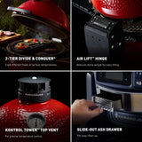 Big Joe® Konnected Joe™ Digital Charcoal Grill and Smoker