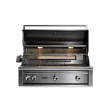 42" Professional Built in Grill with 1 Trident Infrared Burner and 2 Ceramic Burners and Rotisserie (L42TR)
