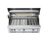 42" Professional Built in Grill with 1 Trident Infrared Burner and 2 Ceramic Burners and Rotisserie (L42TR)