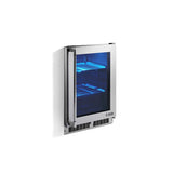 24" Outdoor Refrigerator with Glass Door Right (LN24REFG)