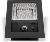 Quemador infrarrojo individual de la serie 700 Empotrable con cubierta negro mate