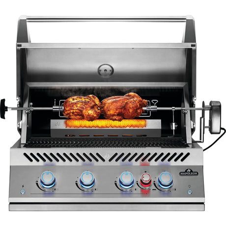 Serie 700 32" Gas Natural RB Integrada con quemador trasero infrarrojo