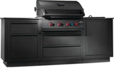 Kit de cocina exterior OASIS® Empotrable 700 Serie 32 con cubiertas de acero inoxidable