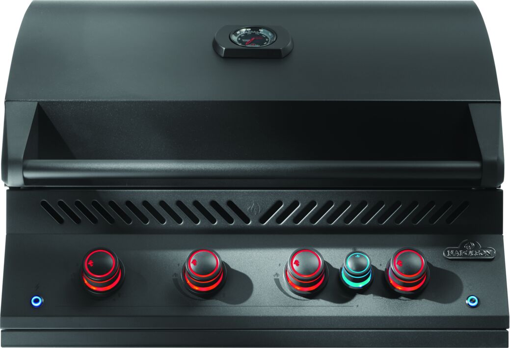 Serie 700 32" RB Integrada con quemador trasero infrarrojo Negro Mate (GAS LP)